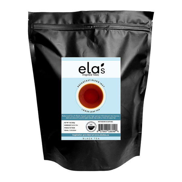 Ela's Tea Breakfast Blend 1837 Loose Leaf Tea, 1 lb