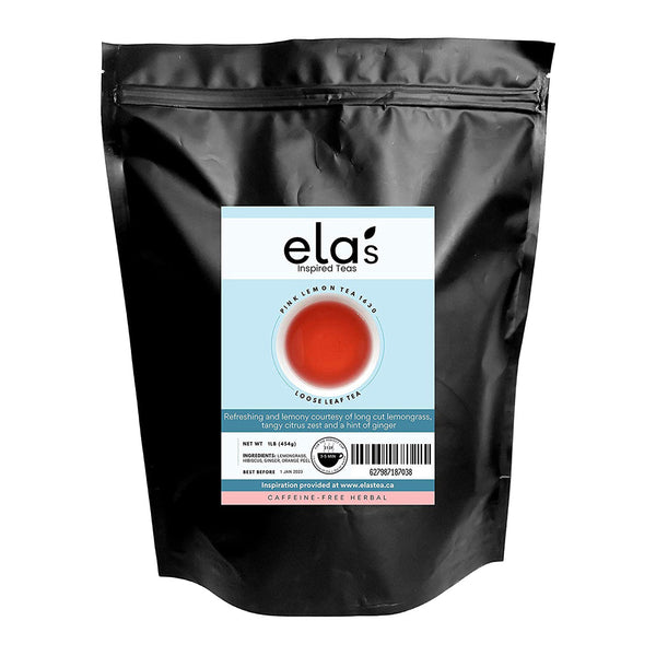 Ela's Tea Pink Lemon 1630 Loose Leaf Tea, 1 lb