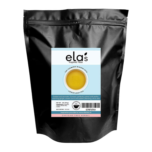 Ela's Tea Tumeric Blonde 1979 Loose Leaf Tea, 1 lb