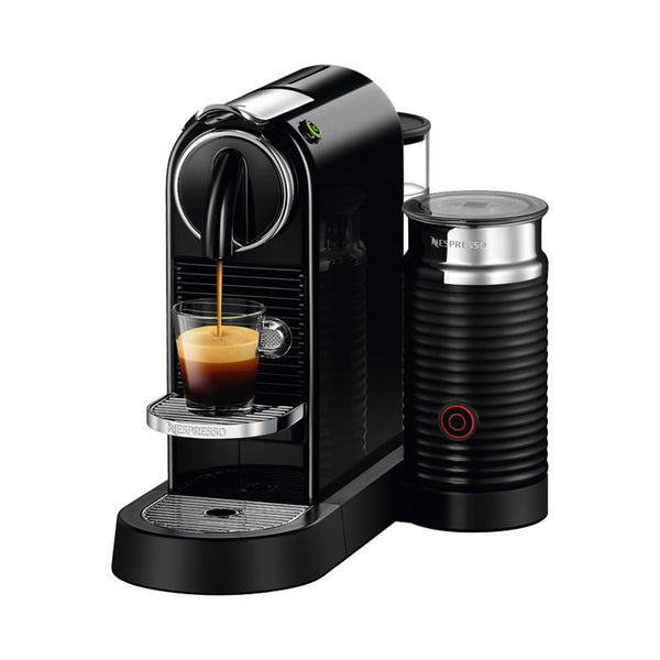 Nespresso Citiz Espresso Maker & Aeroccino 3 Milk Frother - Black