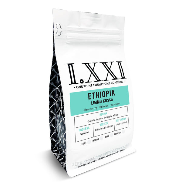 I.XXI Dark Roast Ethiopia Limmu Kossa Whole Bean Coffee, 12 oz.