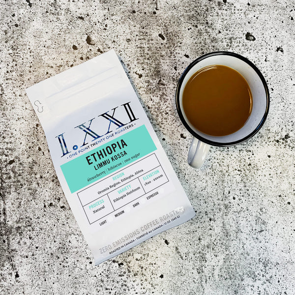I.XXI Dark Roast Ethiopia Limmu Kossa Whole Bean Coffee, 12 oz.