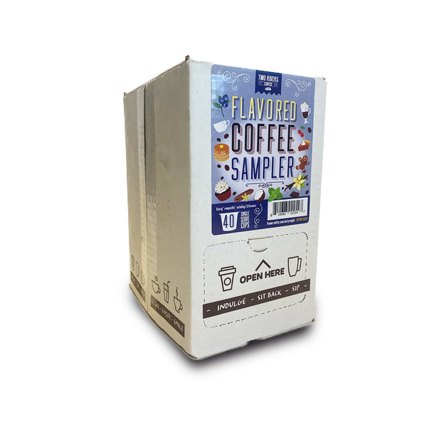 Two Rivers Flavoured Variety Single Serve Coffee, 40 Pack