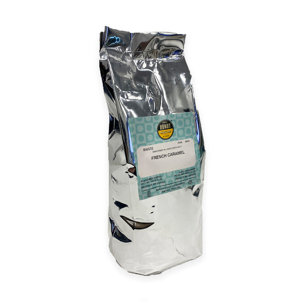 Authentic Donut Shop French Caramel Whole Bean Coffee 2 lb