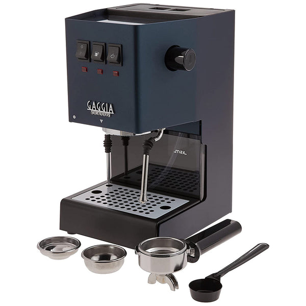 Gaggia New Classic Manual Espresso Machine, Classic Blue