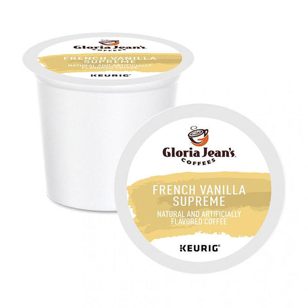Gloria Jean's French Vanilla Supreme K-Cup Pods 24 Pack