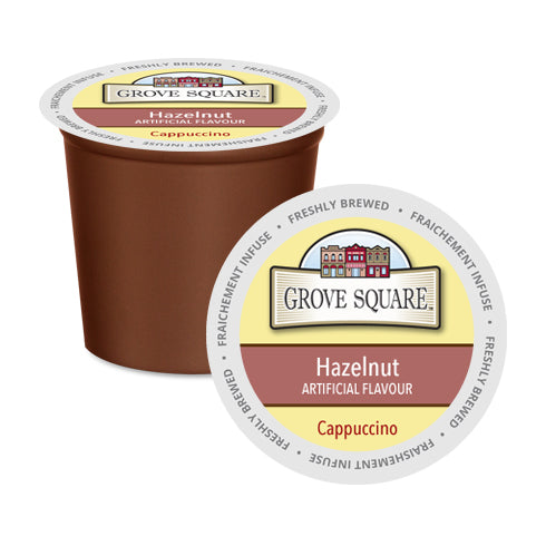 Grove Square Hazelnut Single Serve Cappuccino 24 Pack