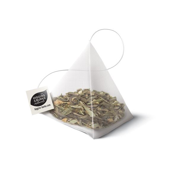 Higgins & Burke Naturals Zesty Ginger Splash Loose Leaf Pyramid Tea Bags 15 Count
