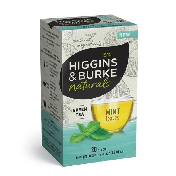 Higgins & Burke Naturals Mint Leaves Filterbag Tea 20 Count
