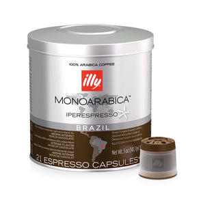 illy Monoarabica Brazil iperEspresso Capsules 21 Count