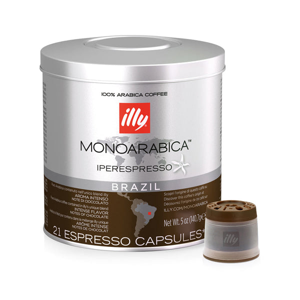 illy Monoarabica Brazil iperEspresso Capsules 21 Count