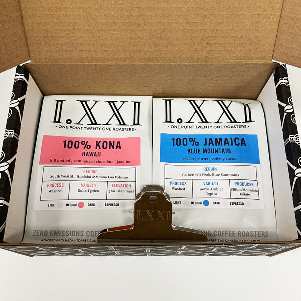 I.XXI Best Whole Bean Coffee, 2 Pack Gift Box