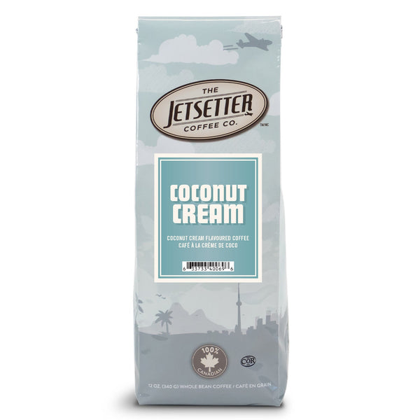 Jetsetter Coconut Cream Whole Bean Coffee, 12 oz.