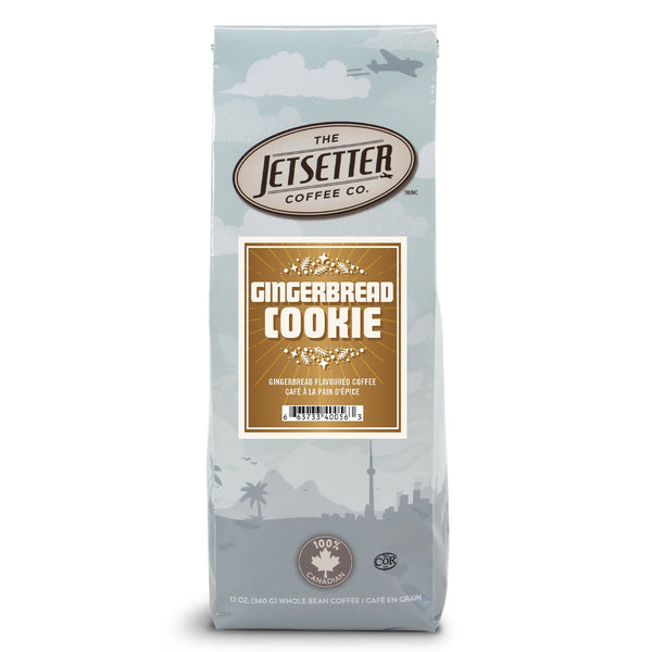Jetsetter Gingerbread Whole Bean Coffee, 12 oz.