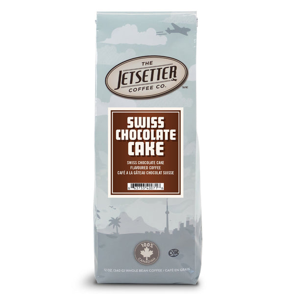 Jetsetter Swiss Chocolate Cake Whole Bean Coffee 12 oz.