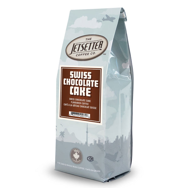 Jetsetter Swiss Chocolate Cake Whole Bean Coffee 12 oz.