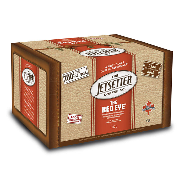 Jetsetter Red Eye Single Serve Coffee 100 Pack