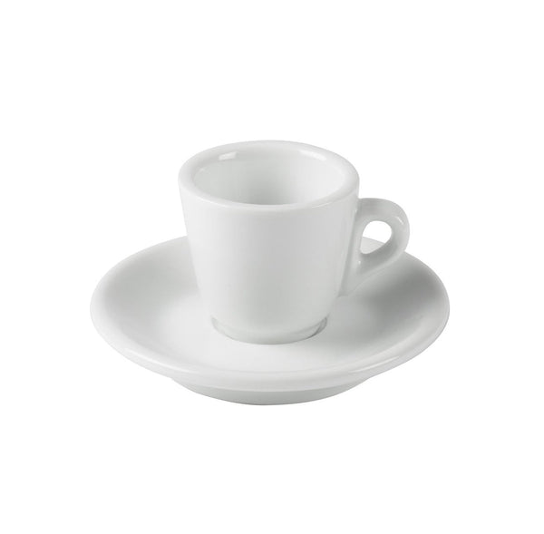 JoeFrex Espresso Cups with Saucers, Set of 6