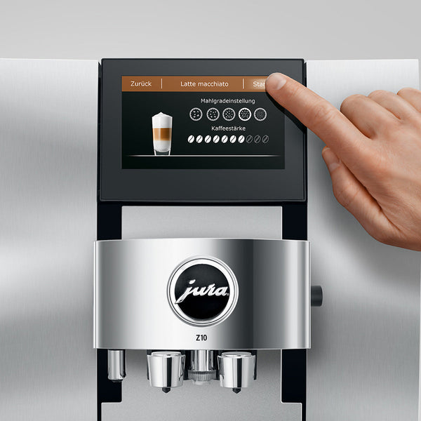 Jura Z10 Automatic Espresso Machine, Aluminum White #15361
