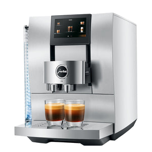 Jura Z10 Automatic Espresso Machine in Aluminum White