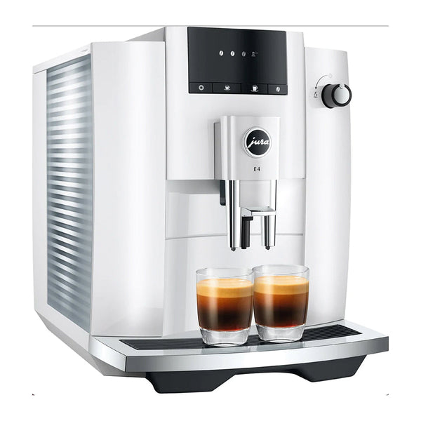 Jura E4 Automatic Espresso Machine #15466, Piano White
