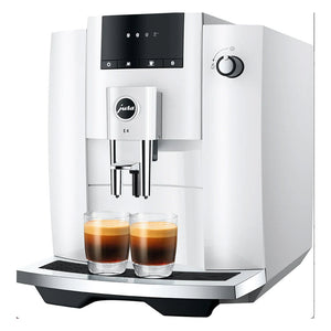 Jura E4 Automatic Espresso Machine #15466, Piano White
