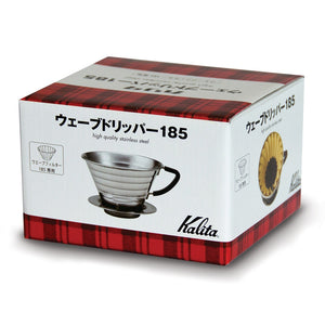 Kalita Wave 185 Drip Coffee Maker, Stainless Steel