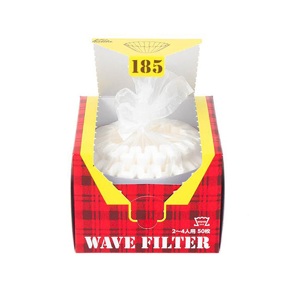 Kalita Wave 185 White FIlters, 50 Pack