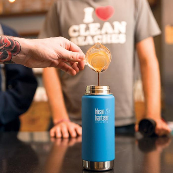 Klean Kanteen Insulated Wide Pacific Sky Bottle, 16 oz.
