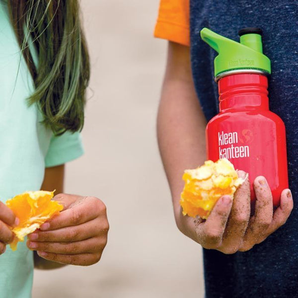 Klean Kanteen Mineral Red Kid Classic Sport Bottle, 12 oz.