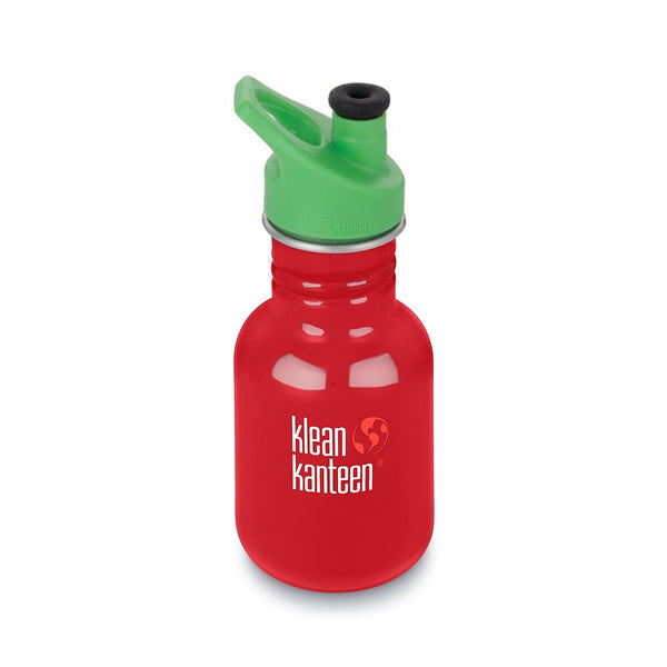 Klean Kanteen Mineral Red Kid Classic Sport Bottle, 12 oz.