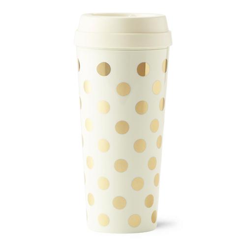 Kate Spade New York Gold Dots Thermal Mug
