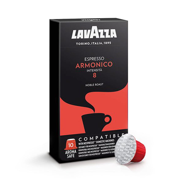 Lavazza Armonico Espresso Nespresso Compatible Capsules 10 Pack