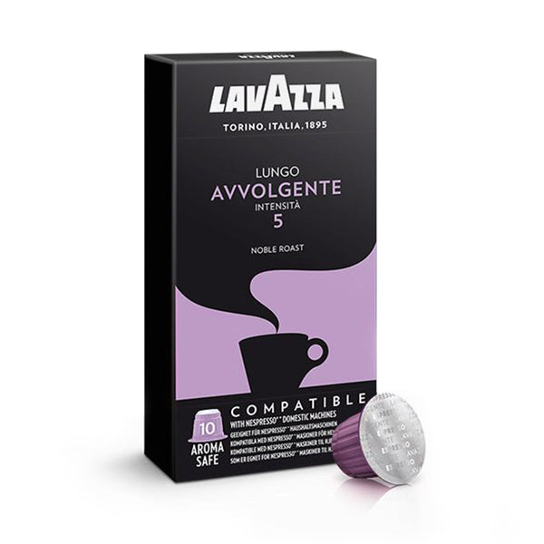 Lavazza Avvolgente Lungo Nespresso Compatible Capsules 10 Pack