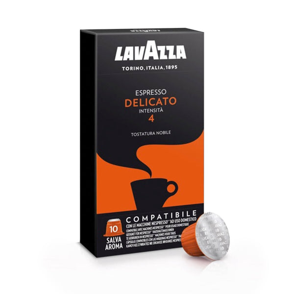 Lavazza Delicato Nespresso Compatible Capsules, 10 Pack
