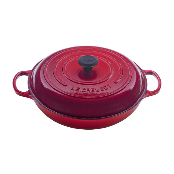 Le Creuset Signature Cast-Iron Braiser 3.5L - Cerise