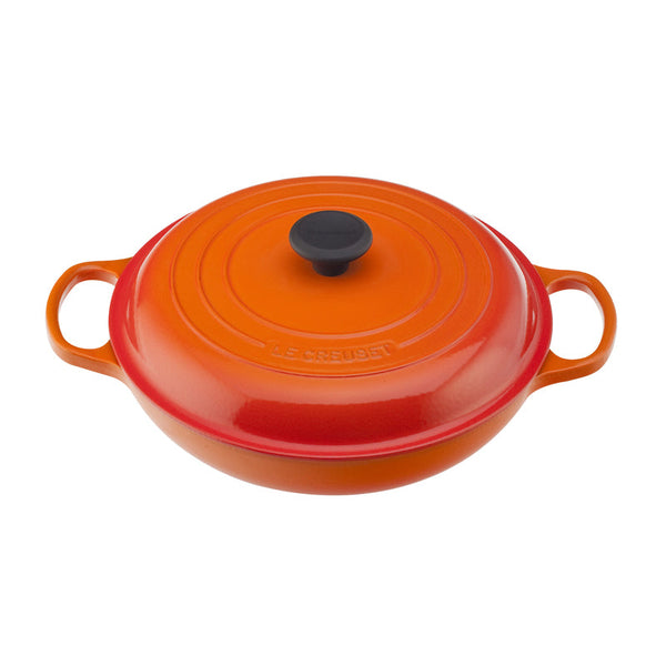 Le Creuset Signature Cast-Iron Braiser 3.5L - Flame