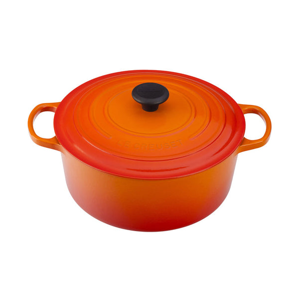 Le Creuset Signature Cast-Iron Round French Oven 5.3L - Flame