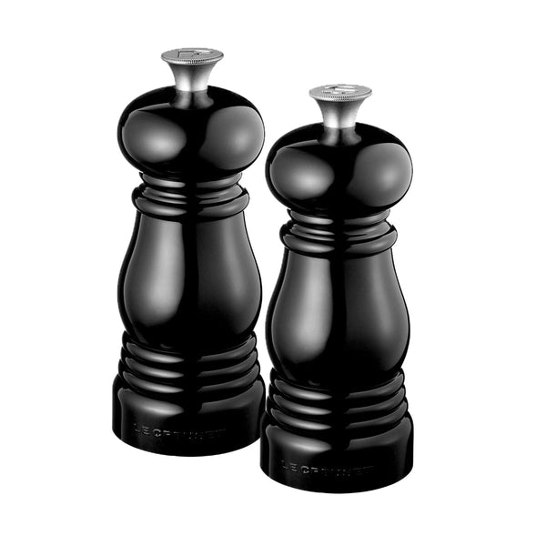 Le Creuset 11 cm Salt & Pepper Mill Set, Black