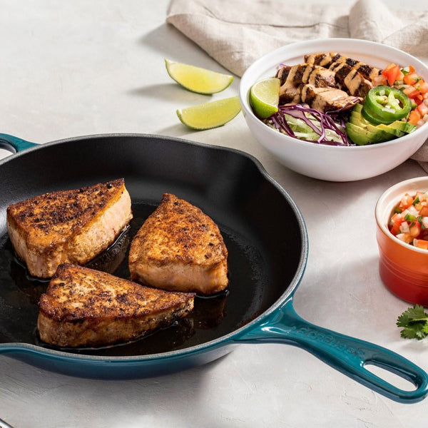 Le Creuset Signature Cast-Iron Skillet 26cm - Teal