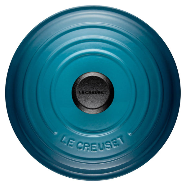 Le Creuset Signature Cast-Iron Round French Oven 5.3 L - Teal