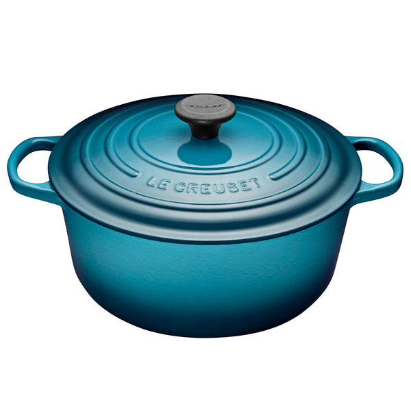 Le Creuset Signature Cast-Iron Round French Oven 6.7L - Teal