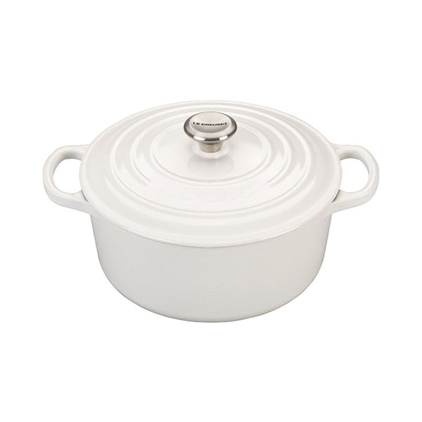 Le Creuset Signature Cast-Iron Round French Oven 3.3 L - White