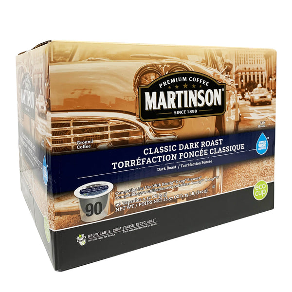 Martinson Classic Dark Roast Single Serve Coffee 90 Pack