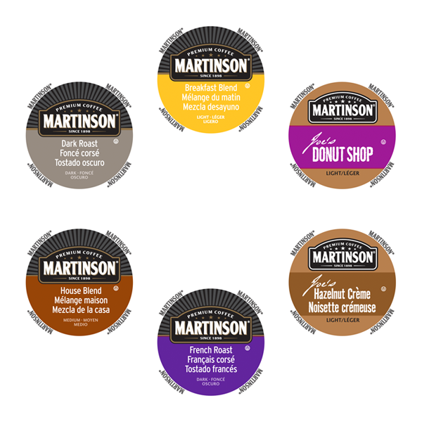 Martinson Single Serve Coffee Variety 36 Pack