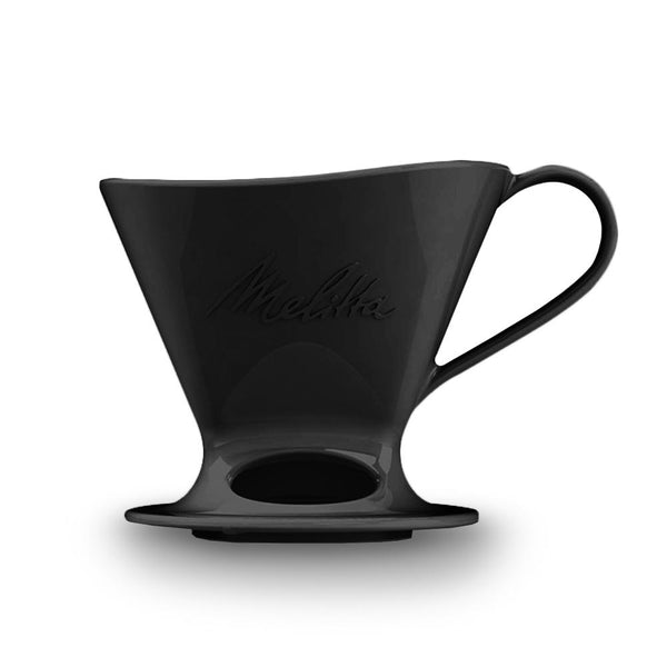 Melitta Signature Series Porcelain Pour-Over Coffeemaker, Black