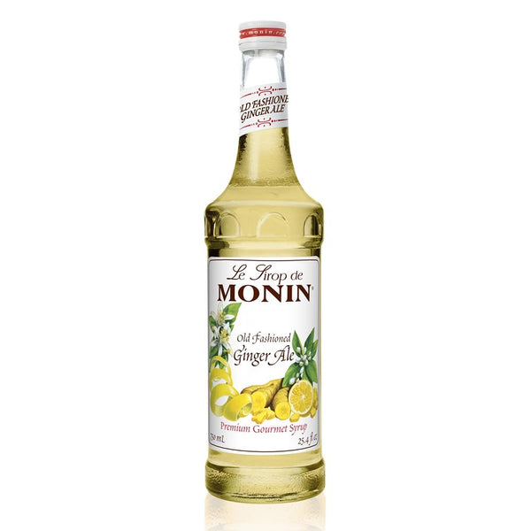 Monin Premium Old Fashioned Ginger Ale Syrup, 750 ml