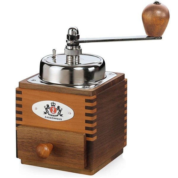 Zassenhaus Montevideo Manual Coffee Mill, Walnut / Pear Wood