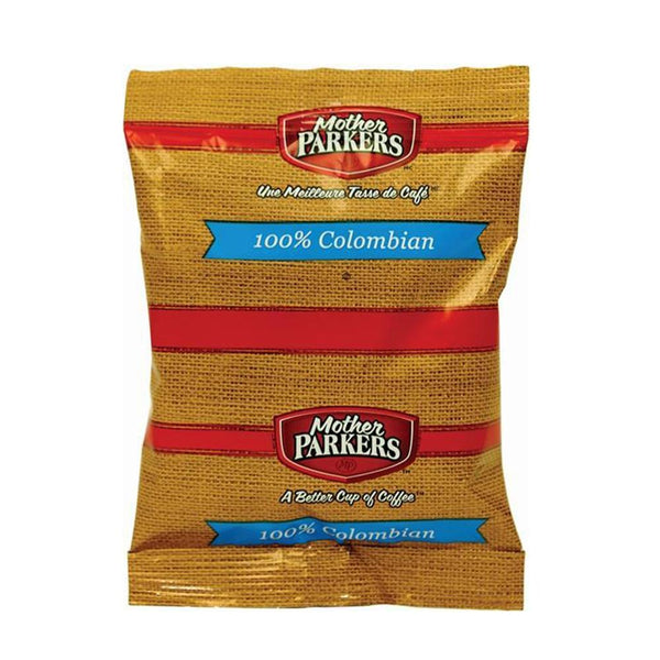 Mother Parkers 100% Colombian Coffee, (1.5 oz) 42 Packets