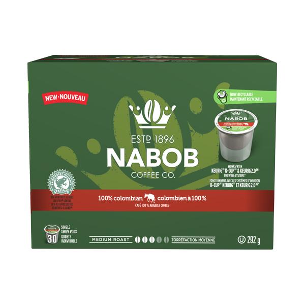 Nabob Coffee Co. 100% Colombian Single Serve Coffee 30 Pack